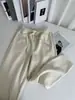 Pantalones de Cachemir 25 Otoño e Invierno Nuevo Producto Lisos R Casual para Mujer Cachemir Caído Súper Suaves Aspecto Adelgazante Versátiles Pantalones Rectos