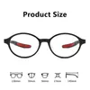 Armazón de Gafas para Miopía Ultraligero para Niños y Niñas Estudiantes, Armazón Redondo Tr Profesional para Prevención y Control, Armazón de Gafas Anti Luz Azul y Anti Radiación