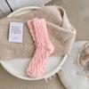 Calcetines de terciopelo de visón para mujer, calcetines de tubo de otoño e invierno, calcetines gruesos con forro polar, calcetines cálidos para dormir en el suelo, medias de invierno con torsión de felpa