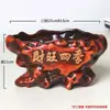 Maceta de cerámica, estilo europeo vintage de arcilla roja, para mesa de balcón, plantas suculentas, árbol de la fortuna, bonsái, decoración floral interior creativa