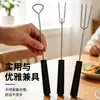 Juego de tenedores para fondue de chocolate de acero inoxidable transfronterizo, tenedor para fondue de queso, tenedor para mojar frutas, herramienta DIY para glaseado de dulces