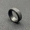 Anillo Sencillo Transfronterizo de Acero de Titanio para Hombre de 8 mm Anillo Giratorio Esmerilado de Acero Inoxidable Moda Personalizada Joyería de Comercio Exterior