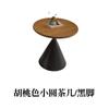 Mesa de centro extraíble de madera maciza de estilo francés, para apartamento pequeño, sala de estar, mesa auxiliar de estilo medio, mesa de té pequeña, mesa redonda moderna de tamaño simple