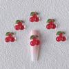 Nova Nail Art Joias Internet Celebridade Pequena Resina de Cereja Gelo Estéreo Através de Simulação Cherry Acessórios Decoração de Unhas de Cereja