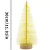 Suministros de Decoración Navideña Mini Árbol de Navidad Arreglo de Ambiente Festivo para el Hogar Árbol de Pinos de Colores Árbol de Pino Pequeño Artificial