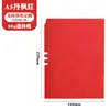 Cuaderno de negocios A5 piel de oveja retro cuero suave empresas pueden añadir LOGO oficina A6 diario de trabajo