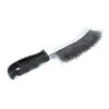 Cepillo de Alambre de Acero con Alambre de Acero Chapado en Cobre, Cepillo con Mango de Plástico para Limpieza, Pulido Industrial, Cepillo Abrasivo con Alambre de Cobre para Eliminación de Óxido Manual