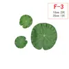 Hoja de loto flotante decoración de agua estanque hoja loto falso nenúfar para Buda pecera paisajismo planta hoja verde
