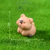 Micropaisaje creativo, lindo y adorable muñeco wombat, bolsa ciega para bricolaje, accesorios, adornos pequeños para escritorio y coche.
