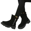 Zapatos de Algodón Nuevos de Talla Grande para Exportación, Botas Transfronterizas, Botas de Nieve de Invierno para Mujer, Forradas de Felpa, Zapatos de Mujer 2025, Aliexpress, Cálidos