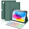 Funda Protectora para Teclado y Ratón Bluetooth de Colores RGB Cambiantes para Samsung TabS10Lite A11+A9+plus