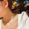 Pendientes largos con borlas Dongdaemun, elegantes pendientes de moda para celebridades de internet coreanas, combinables con todo, nuevos pendientes de moda para mujer de 2020.
