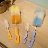 Cepillo de esponja de tamaño creativo para biberón, cepillo para tetina al por mayor, cepillo de limpieza de nailon, suministros para madres y niños, venta al por mayor de fábrica