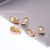 Moissanita champán en forma de pera, moissanita champán en forma de lágrima, diamante moisan de 0.5-3 quilates, piedra desnuda champán, moisan Wuzhou en stock