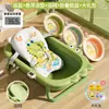 Bañera para Bebé, Bañera Plegable para Bebés, Cubo de Baño Grande para que los Niños Pequeños se Sienten y Se Recuesten, Sensor de Temperatura para Niños Recién Nacidos