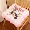 Nuevos Cojines de Asiento de Felpa con Estampado de Dibujos Animados para Otoño e Invierno, Cojines de Silla Espesos, Suaves, Cómodos y Elásticos, Cojines para Sofá, Venta al por Mayor de Fábrica