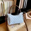 Bolsa de mão estilosa com bolinhas estilo coreano, um novo modelo fofo e moderno de 2026, perfeita para meninas jovens - uma bolsa redonda cilíndrica que pode ser carregada na mão, usada como bolsa de ombro ou transpassada