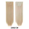 Set de 6 Piezas de Extensiones de Cabello Clip-In, Estilo Europeo y Americano, 16 Clips, Extensiones de Cabello Largo Lacio para Mujeres, Extensiones de Cabello Sin Costuras