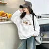 Sudadera Infantil Otoño Nuevo Estilo Niñas Elegante Dibujos Animados Niños Medianos y Grandes Holgada Moderna Estilo Coreano Sudadera Superior de Manga Larga