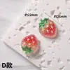 Mini Lentejuela de Azúcar Dibujos Animados Cereza Accesorios de Resina Material para Pasador Hecho a Mano Decoraciones de Resina Pegatinas que Brillan en la Oscuridad