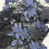 Stock Listo Tejido Bordado de Malla Accesorios Íntimos Bilaterales Falda Larga para Mujer Nylon Bordado de Flores Encaje Tejido Personalización