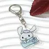 Llavero de Acrílico de Dibujos Animados Sanrio Lindo Gato KT Perro Pacha Colgante para Bolsa Accesorios Hechos a Mano DIY Venta al por Mayor
