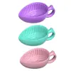 Tazón Plegable de Silicona para Limpiar Brochas de Maquillaje Huevos de Belleza Esponjas de Polvo Tazón Limpiador Herramienta de Belleza Gota de Agua Tazón Limpiador para Brochas de Maquillaje