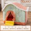 Casa Calentada para Perros para Otoño e Invierno, Casa Cálida Cerrada Tipo Cajón para Perros Medianos y Grandes, Casa para Golden Retriever, Shiba Inu, Casa Grande para Mascotas