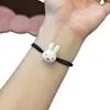 Corda de Cabelo de Coelho Miffy Fofo Desenho Animado Casal Melhor Amigo Elástico Pequeno Laço de Cabelo Doce Floresta Menina Super Fofo Faixa de Cabeça Ins