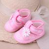Fabricante de origen Primavera y Otoño Zapatos antideslizantes para bebé para caminar Zapatos de punta cuadrada Zapatos pre-andantes para bebé en stock Entrega al por mayor 128