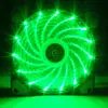 Ventilador de Chasis Externo Luminous de Doble Apertura Luna Fresca Anillo Doble 12cm Silencioso LED Ventilador de Refrigeración para Computadora Venta Directa de Fábrica