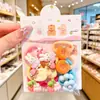 Lindo Kit de Gomas para el Cabello para Niños, Bandas para el Cabello de Bebé que No Dañan el Cabello, Cuerdas para el Cabello de Dibujos Animados para Niñas, Anillos para el Cabello del Tamaño de un Pulgar, Dulces Anillos de Toalla