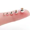 Contas Redondas de Ferro, Contas Espaçadoras, Contas Semelhantes a Pérolas, Contas Soltas para Pulseiras DIY, Colares, Acessórios para Joias de Corda Trançada