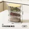 Caixa de Temperos e Condimentos Plástico Encaixável para Cozinha Caixa de Armazenamento Doméstica Recipiente de Temperos Multicamadas Caixa Selada à Prova de Umidade