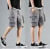 Shorts de Verano para Hombre 2023 Ropa de Trabajo Japonesa Pantalones Cinco Puntos Estilo Coreano Moderno Casual Holgado Estudiante Pantalones Cortos