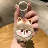 Gato de la Suerte de Peluche en Forma de Campana Colgante de Celebridad de Internet Llavero de Mochila de Nicho Muñeco para Actividad de Mejor Amigo de Dormitorio Escolar Regalo para Mujeres