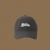 Gorra de Béisbol Bordada de Estilo Americano de Ala Ancha, Sombrero de Sol de Verano para Mujeres con Circunferencia de Cabeza Grande, Gorra de Béisbol Negra de Visera para Hombres, Sombrero Artístico de Ala Ancha