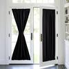 Amazon comércio exterior francês cor sólida alta sombreamento guarda-sol porta cortina de desgaste tipo pequena porta e janela cortina acabado fábrica atacado