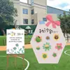 Festival Chongyang Jardim de Infância Atividade ao Ar Livre de Construção de Equipe Quadro de Assinaturas Jogos de Lançamento de Sacos de Feijão Adereços Planejamento de Casamento Parede de Fundo Placa KT