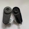 Acessórios para capacete de motocicleta e carro elétrico fivela lente parafuso fixo capa de botão para crianças capacete orelhas de coelho