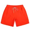 Calções de Natação Casuais de Cor Sólida para Homem no Verão, Calções Retos de Secagem Rápida, Calções Forrados, Calças de Praia