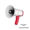 Megafone portátil de alta potência com gravação, buzina de propaganda de barraca recarregável, alto-falante externo para pendrive