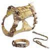 Arnés de Pecho para Mascotas Transfronterizo Arnés de Pecho para Perro Táctico para Exterior Golden Retriever a Prueba de Explosiones Correa de Tracción Collar para Perro Traje para Perros Medianos y Grandes