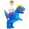 Disfraz inflable de dinosaurio personalizable traje de tiburón alienígena Halloween disfraz divertido para actuación decoración de fiesta