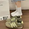 Zapatos de Entrenamiento Alemanes de Cuero Genuino para Aumentar la Altura para Mujer 2026 Otoño/Invierno Nuevos Zapatos Versátiles para Mujer Zapatos Deportivos Casuales Zapatos Forrest Gump