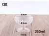 Taza de Helado, Taza de Helado de Plástico, Taza de Helado de Acrílico, Vaso para Malteadas, Vaso para Bebidas Frías, Copa para Postre, Uso Comercial