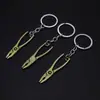 Chaveiro de ferramenta de simulação transfronteiriça criativo metal chave inglesa chave de fenda martelo chaveiro pingente carro pequeno presente