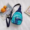 Bolsa de peito infantil fofa Meng com desenhos animados, explosões ao vivo, meninos e meninas, bolsa pequena pendurada, uma geração de bolsa de ombro, maré