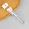 Varilla Sólida Transparente de Cristal Mascarilla Pincel de Silicona Tipo Pala Cabeza Suave Pincel para Mascarilla Facial Herramienta Mezcladora Pincel para Aplicar Mascarilla