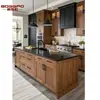 Fábrica de Comercio Exterior Gabinetes de Madera Maciza Cocina Americana Gabinetes de Cocina Integrados Personalización de Gabinetes Integrados de Roble Rojo para Toda la Casa Personalización